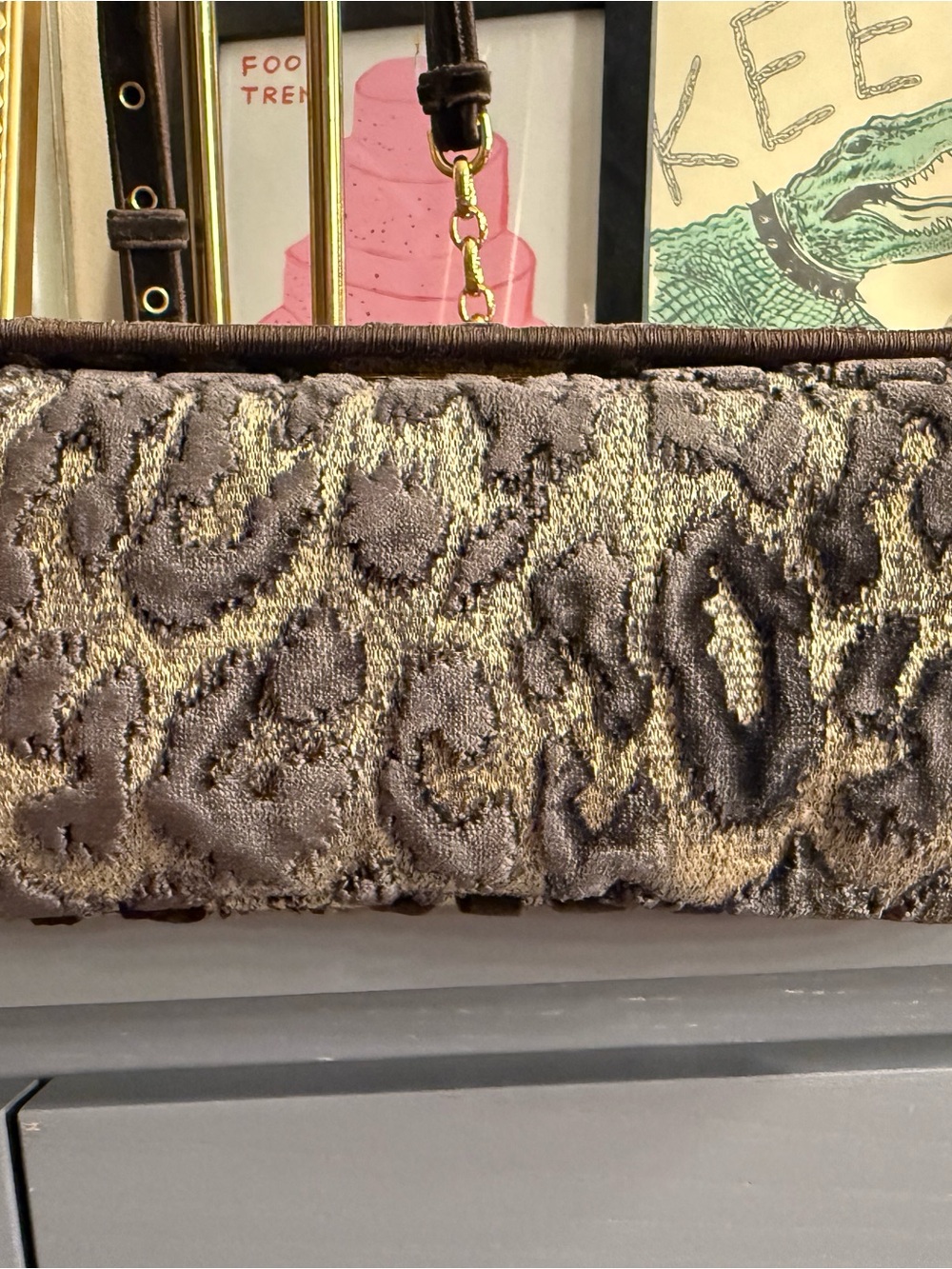 Christian Dior Leopard Caro Shoulder Bag - Picture 15 of 15